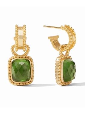 NWOT Julie Vos Marbella Hoop And Charm Earring